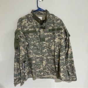 MEDIUM-SHORT Nato Army DIGI Camo Shirt Jacket MILITARY ZIPPERED PREOWNED UNIFORM